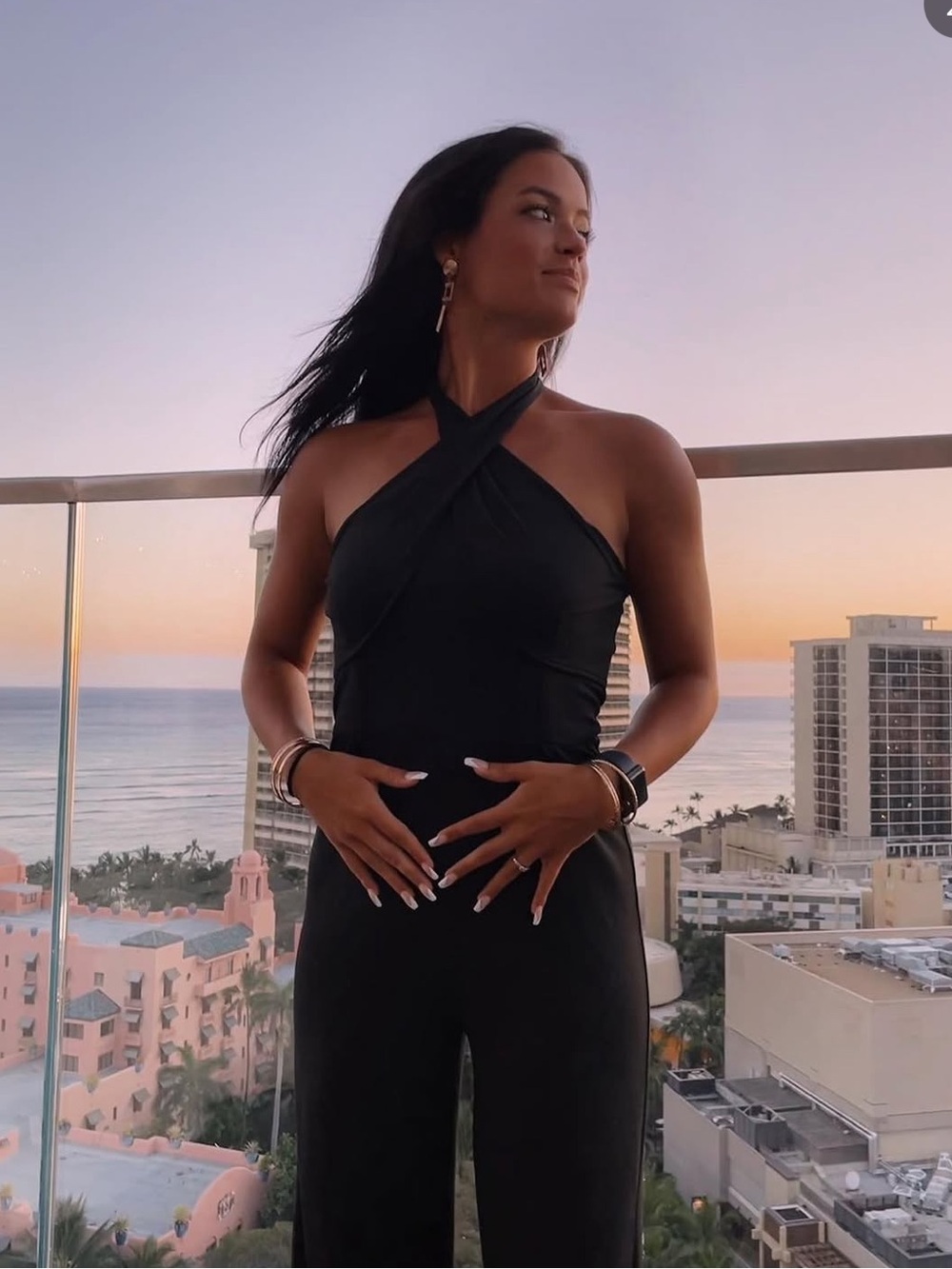 Black Halter Jumpsuit - Sleek Evening Jumpsuit